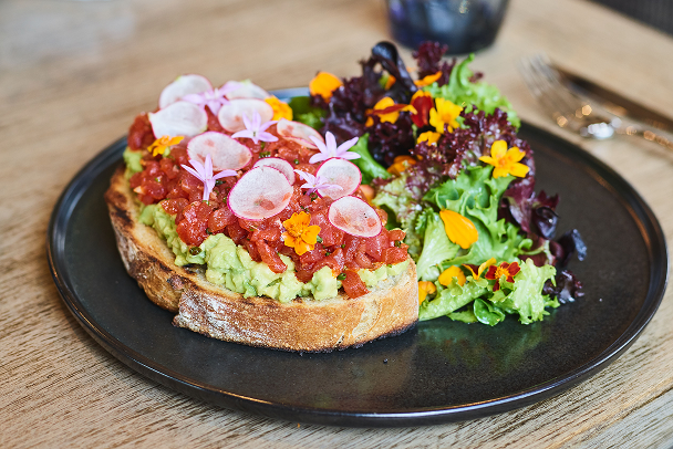 Open-Faced Tuna Tartine